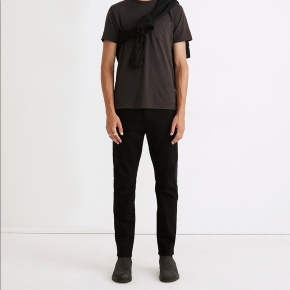 NEW Madewell Slim Jeans in Classic Black Wash J9517 - Picture 1 of 5